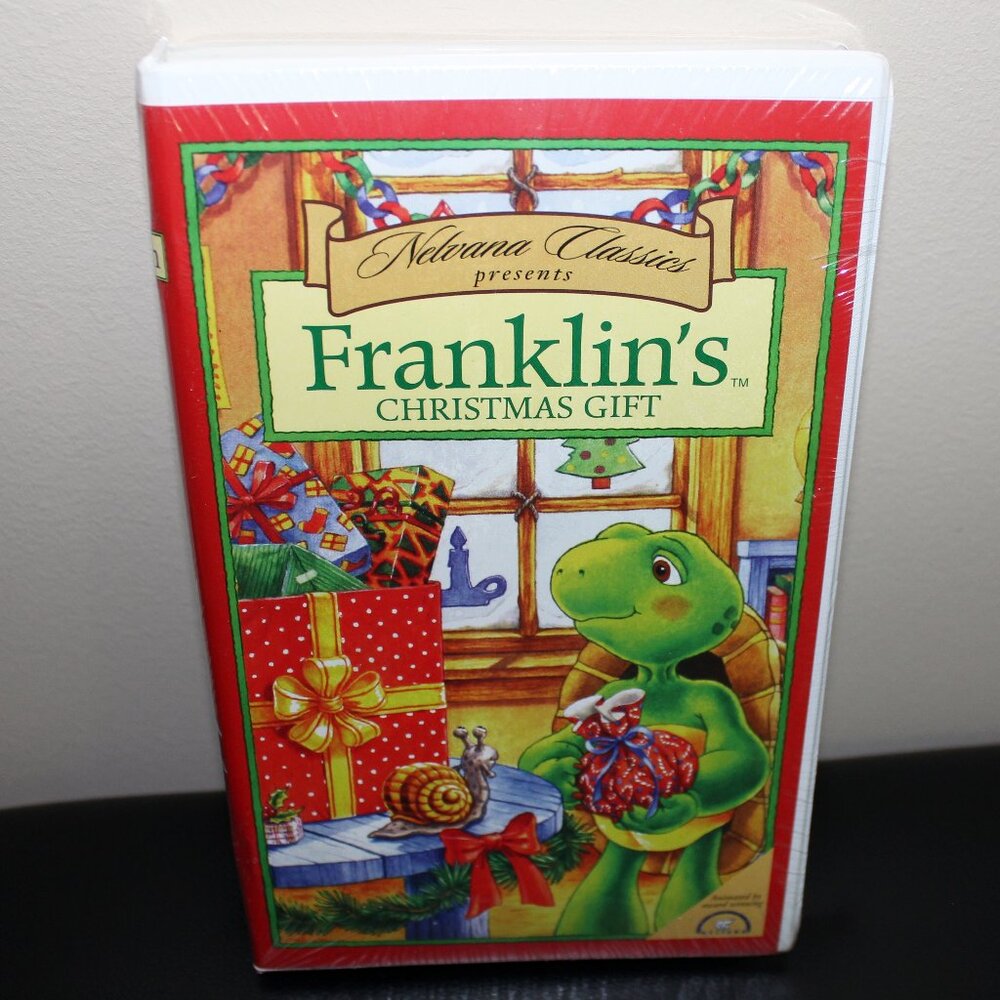 3/$55❤️Franklin's Christmas Gift 1997 Clamshell VHS Nelvana Classics Telegenic